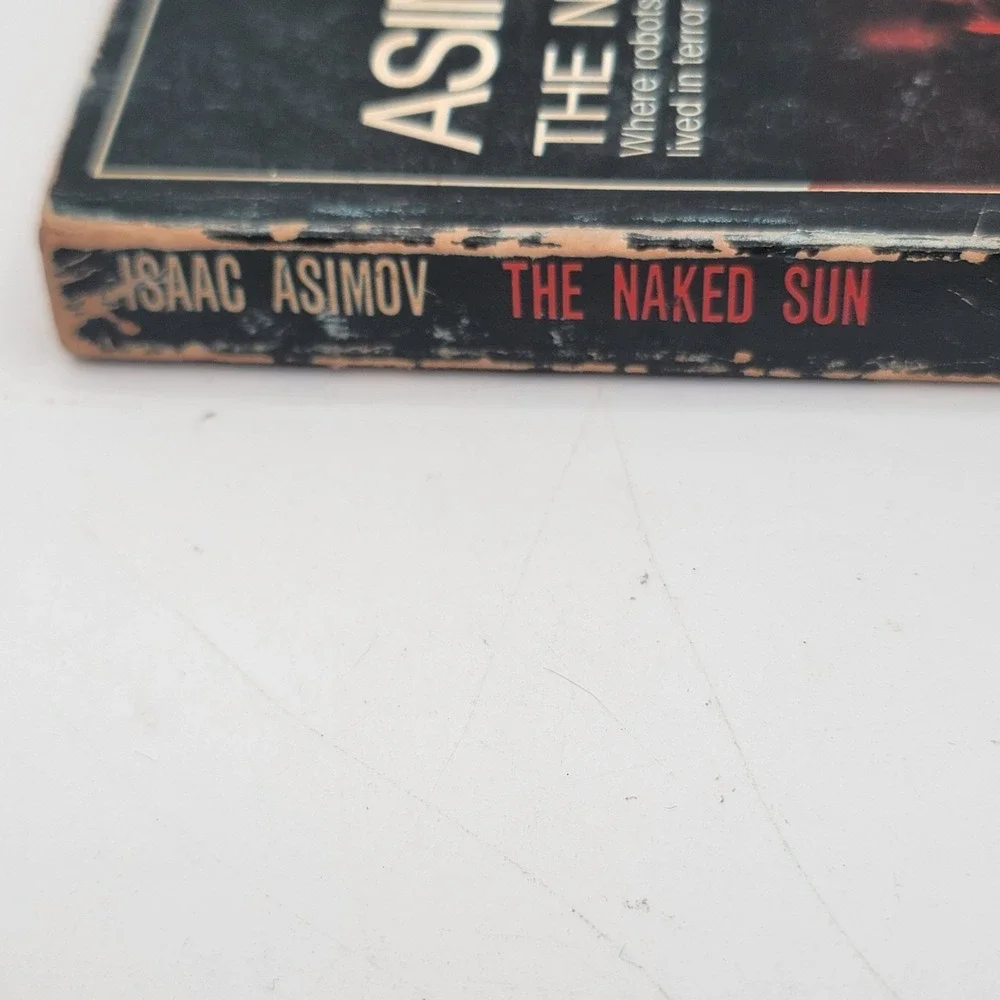 Isaac Asimov The Naked Sun Paperback 1965‎ Panther Printing Sci-Fi Robot Fair